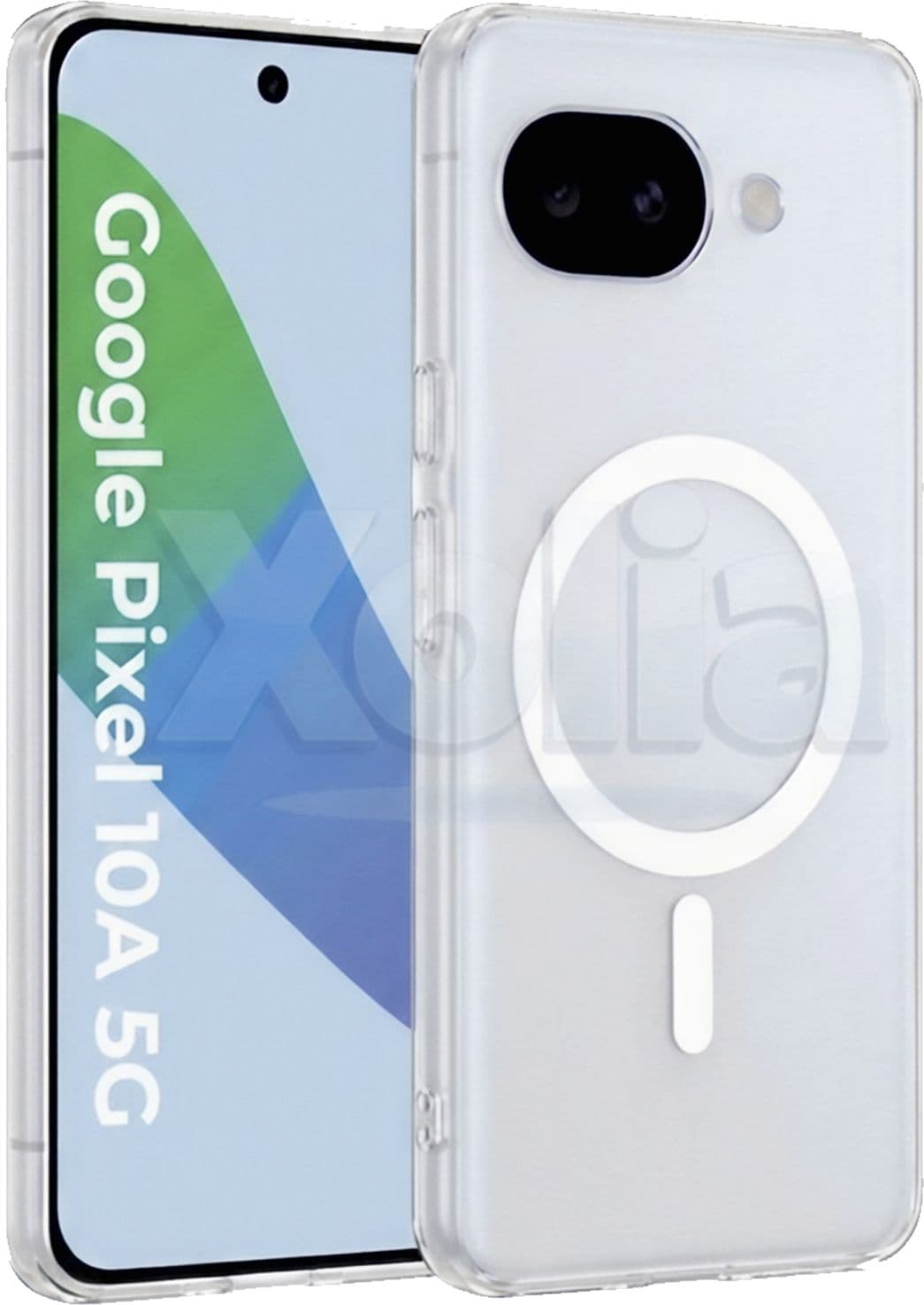 Xolia Back Cover for Google Pixel 10A (White, Shock Proof, Polycarbonate, Silicon, Pack of: 1)