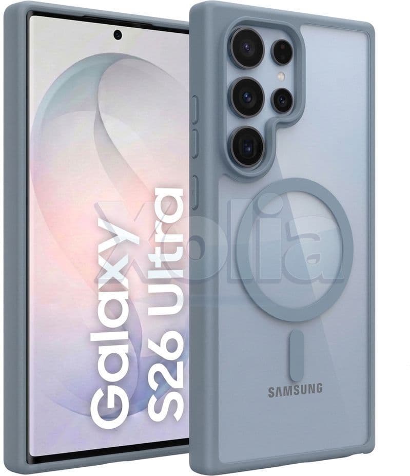 Xolia Back Cover for Samsung Galaxy S26 Ultra 5G (Grey, Shock Proof, Polycarbonate, Silicon, Pack of: 1)