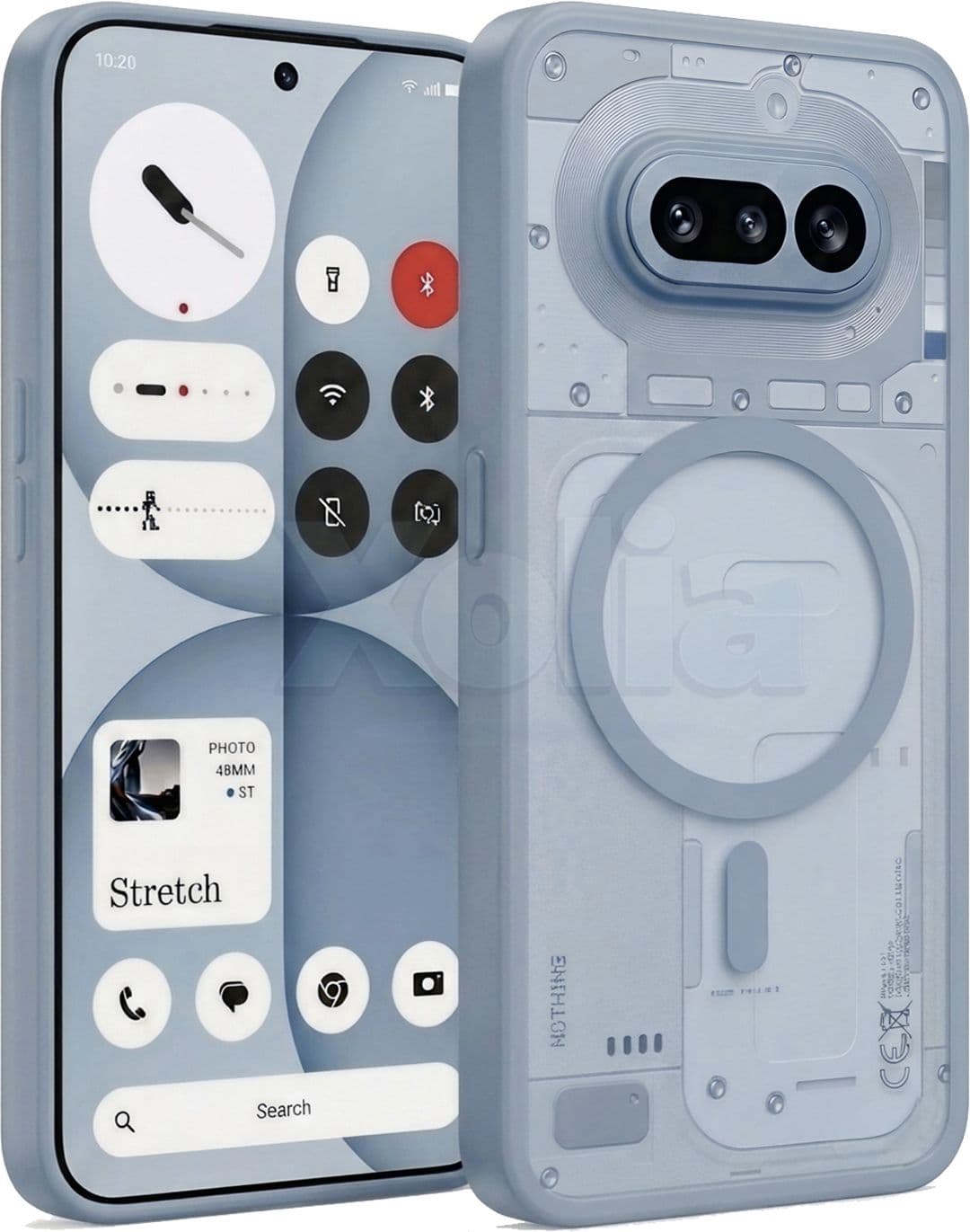 Xolia Back Cover for Nothing Phone 4a 5G (Grey, Shock Proof, Polycarbonate, Silicon, Pack of: 1)
