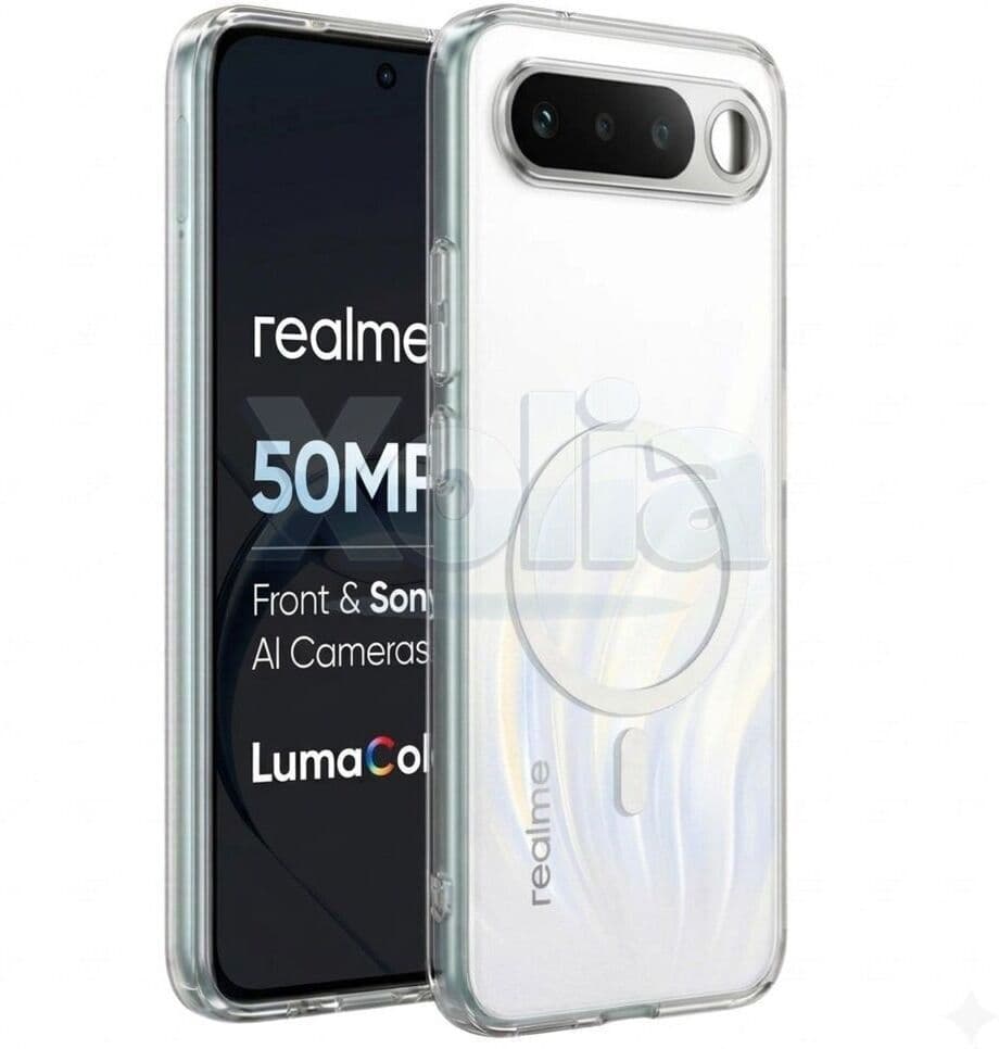Xolia Anti Yellow Back Cover for Realme 16 5G (Transparent, Polycarbonate, Pack of: 1)