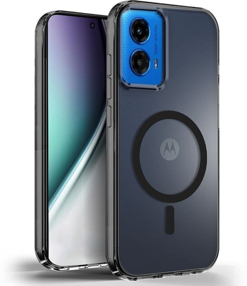 Xolia Anti Yellow Back Cover for Motorola Moto G34 5G (Black, Shock Proof, Polycarbonate, Pack of: 1)